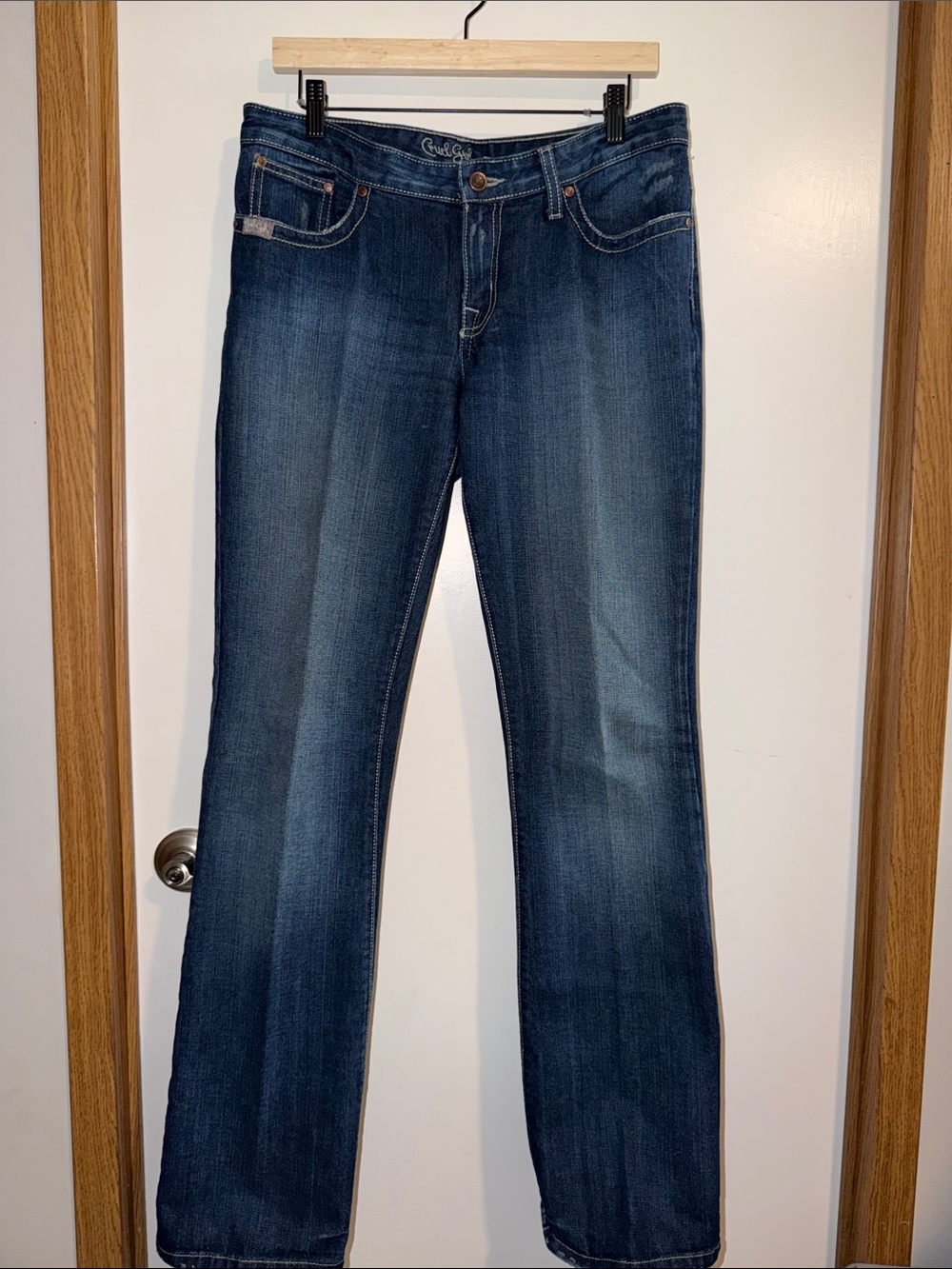 Cruel Girl Women's Dark Blue Bootcut Jeans